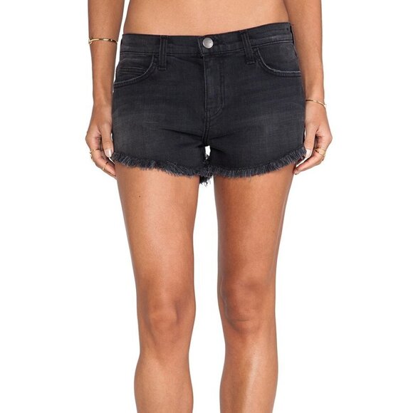 Current Elliott Women's Gray The Gam Shorts in Dusk Destroy Size 24 - Picture 1 of 6
